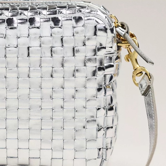 Clare V Silver Specchio Woven Checker NWT - Picture 3 of 8